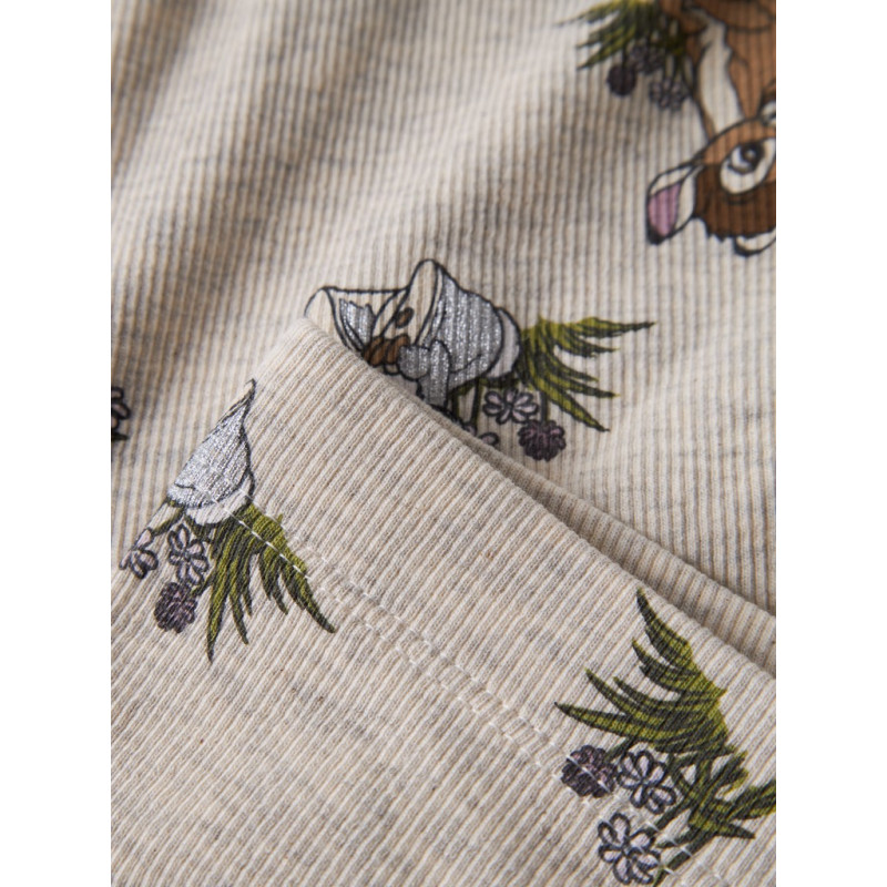 NAME IT MINI Pige - Nonna bambi leggings - Peyote Melange