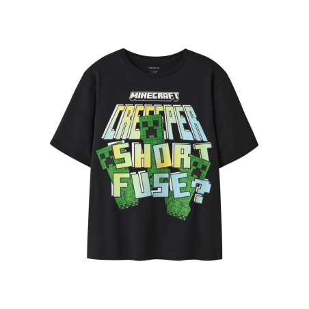 NAME IT KIDS Minecraft T-shirt - Black