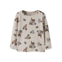NAME IT MINI Pige - Nonna Bambi bluse - Peyote Melange