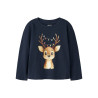 NAME IT MINI Pige - Vosmas langærmet bluse - Navy Blazer