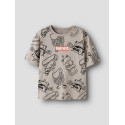 NAME IT KIDS Dreng - Olim Fortnite T-shirt - Island Fossil