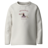 NAME IT MINI Pige - Ralinea langærmet bluse - Cloud Dancer