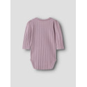 NAME IT BABY Pige - Ruthie langærmet body - Mauve Shadows