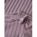NAME IT BABY Pige - Ruthie langærmet body - Mauve Shadows