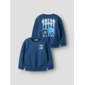 NAME IT MINI Dreng - Rezo langærmet sweatshirt - Sargasso Sea