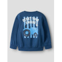 NAME IT MINI Dreng - Rezo langærmet sweatshirt - Sargasso Sea