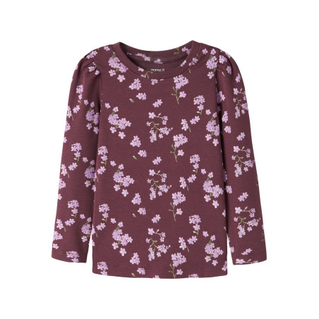 NAME IT MINI Pige - Raffi langærmet bluse - Catawba Grape