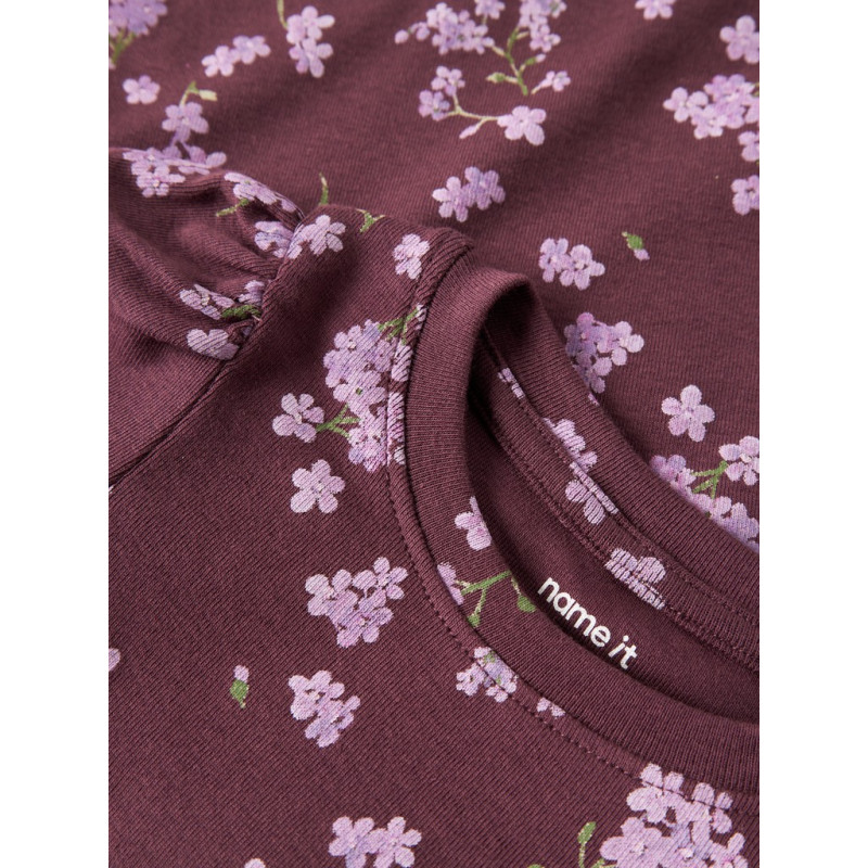 NAME IT MINI Pige - Raffi langærmet bluse - Catawba Grape