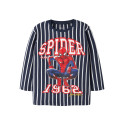 NAME IT MINI Dreng - Once spider langærmet bluse - Navy Blazer