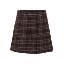 ONLY Wren check kort nederdel - Black