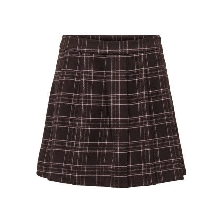 ONLY Wren check kort nederdel - Black