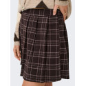 ONLY Wren check kort nederdel - Black