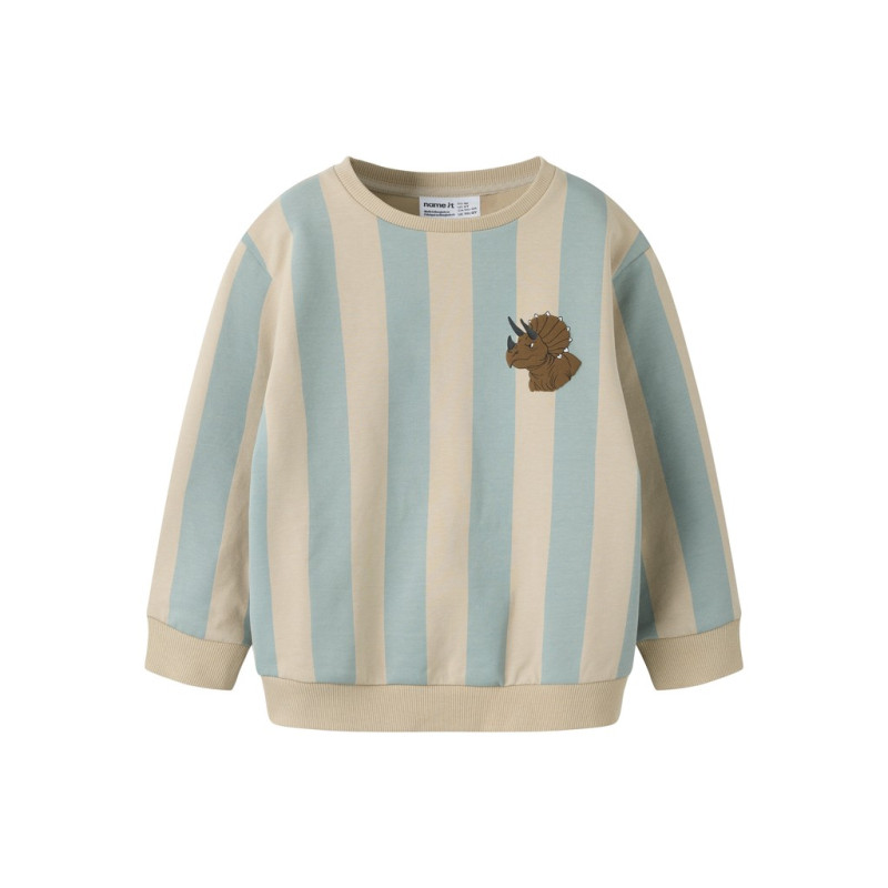 NAME IT MINI Dreng - Rake langærmet sweatshirt - Abyss