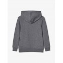 NAME IT KIDS Molson sweat hoodie - Dark Grey Melange