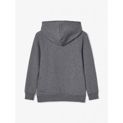 NAME IT KIDS Molson sweat hoodie - Dark Grey Melange