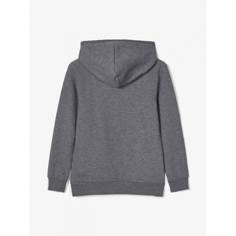 NAME IT KIDS Molson sweat hoodie - Dark Grey Melange