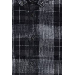 CASUAL FRIDAY Skjorte Med Tern - Mørk Blå