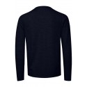 CASUAL FRIDAY KONRAD MERINO PULLOVER - NAVY