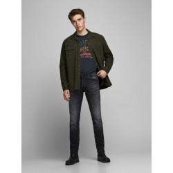 JACK & JONES GLENN SLIM SUPER STRETCH JEANS 557 - Black Denim