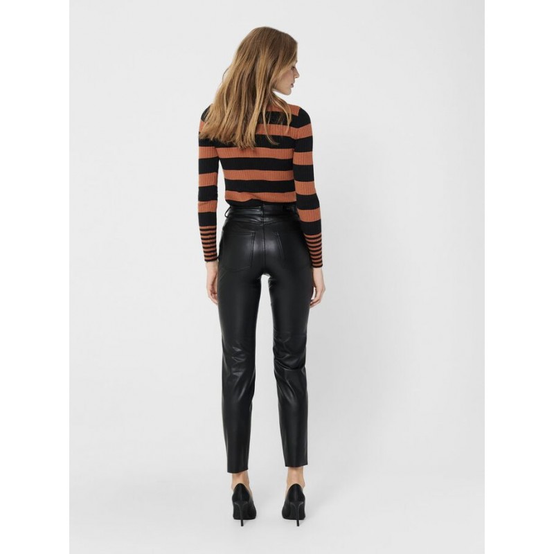 ONLY EMILY ANK FAUX LEATHER PANT