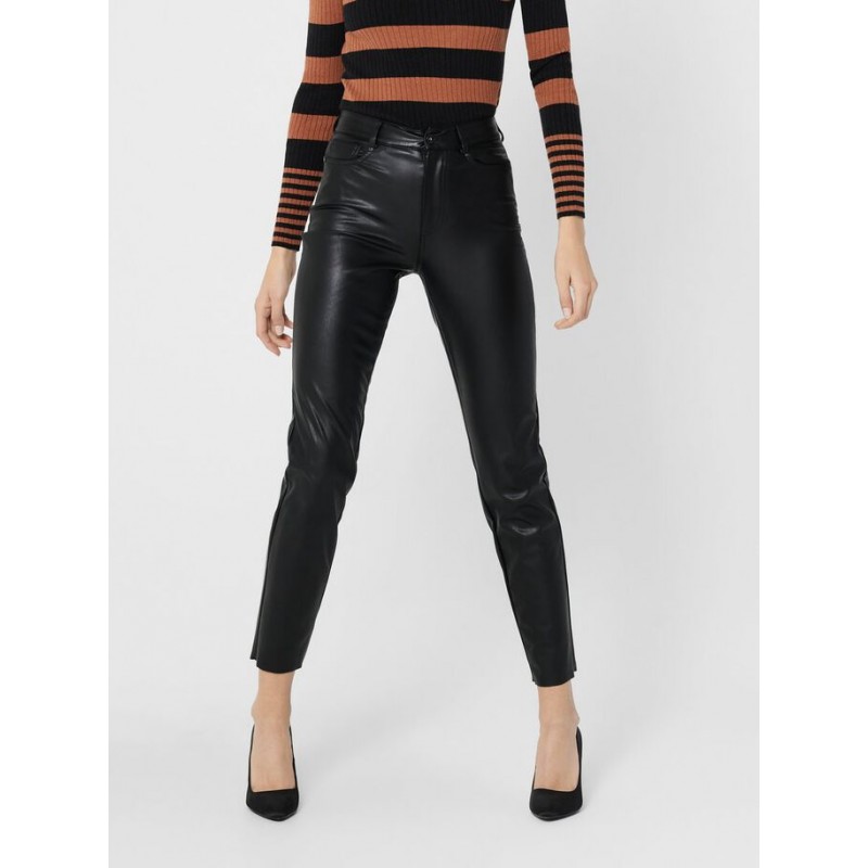 ONLY EMILY ANK FAUX LEATHER PANT