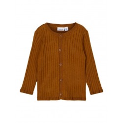 NAME IT BABY NOAH L/S CARDIGAN - MONKS ROBE