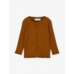 NAME IT BABY NOAH L/S CARDIGAN - MONKS ROBE