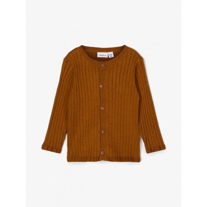 NAME IT BABY NOAH L/S CARDIGAN - MONKS ROBE