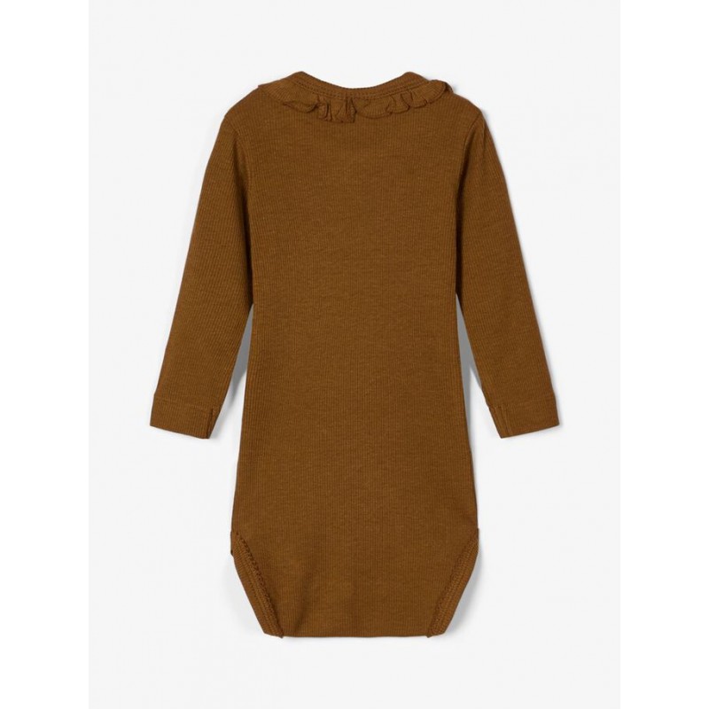 NAME IT BABY NYLVA L/S BODY - MONKS ROBE