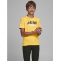 JACK & JONES Junior kortærmet logo T-shirt - Spicy Mustard