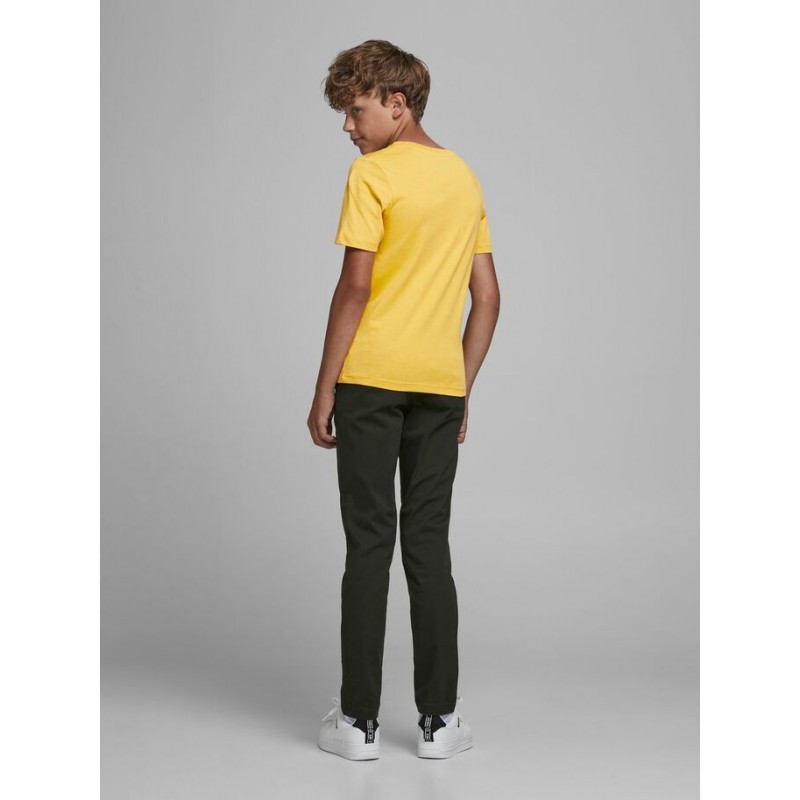 JACK & JONES Junior kortærmet logo T-shirt - Spicy Mustard