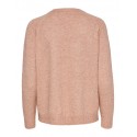 ONLY Lesly Kings L/S Strik Pullover - Misty Rose