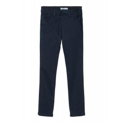NAME IT Kids Robin twill chino bukser - Dark Sapphire