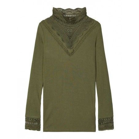 NAME IT Mini Fruni Langærmet Bluse - Winter Moss