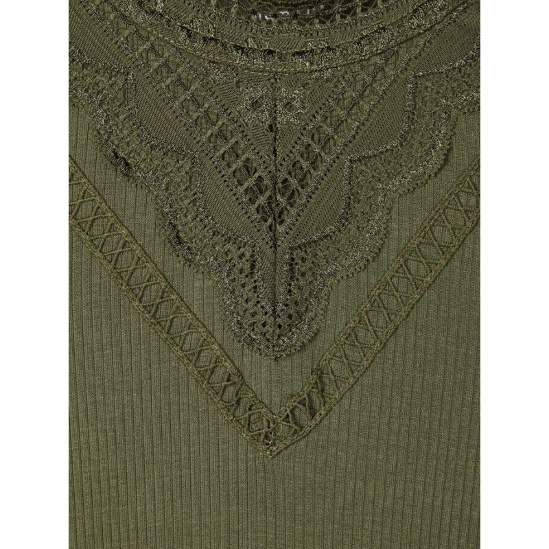 NAME IT Mini Fruni Langærmet Bluse - Winter Moss