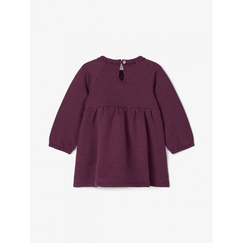 Name it - Babytøj | kjole | Name it Jule Kjole | Babytøj | Blomme rød