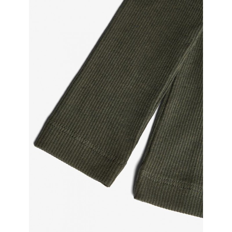 Name It kids Slim Langærmet Rib T-shirt - Climbing Ivy