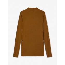 Name It kids Slim langærmet Rib T-shirt - Monks Robe