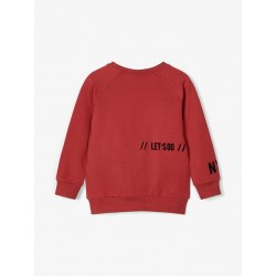 Name It Mini Rod  Sweat  - Brink Rød