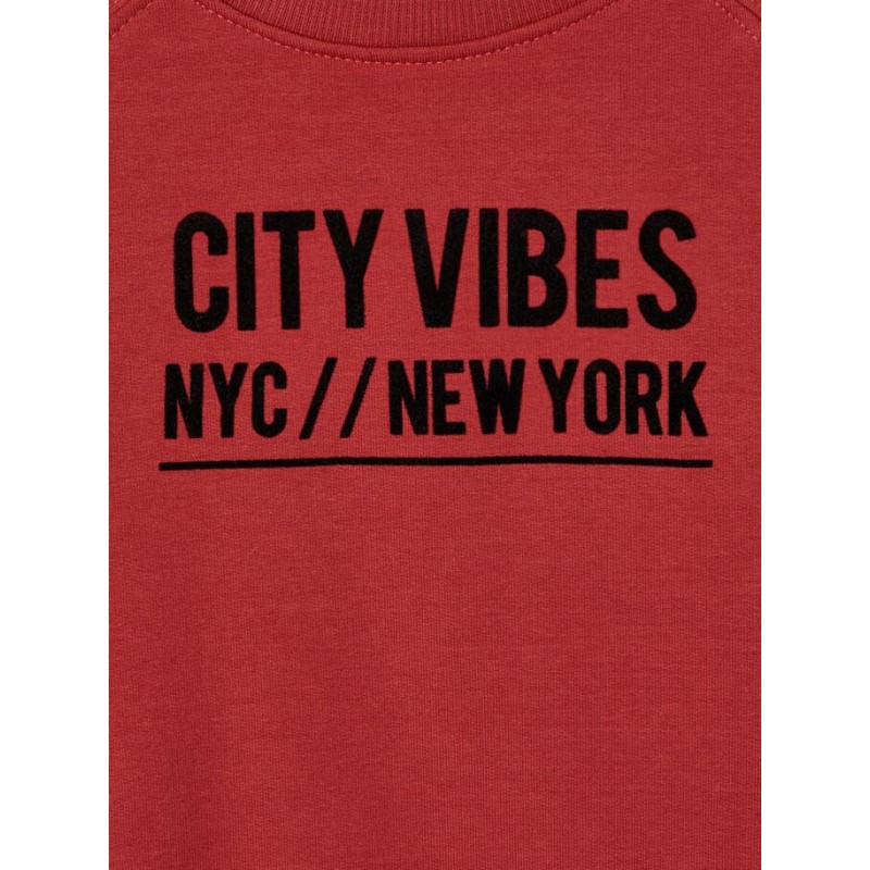 Name It Mini Rod  Sweat  - Brink Rød