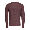 ONLY & SONS Struktur Pullover - Zinfandel