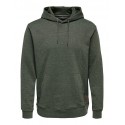ONLY & SONS WINSTON SWEAT HOODIE - FOREST NIGHT