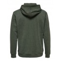 ONLY & SONS WINSTON SWEAT HOODIE - FOREST NIGHT