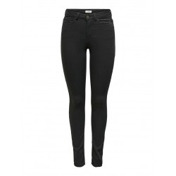 JDY Lara high waist skinny buks - Black