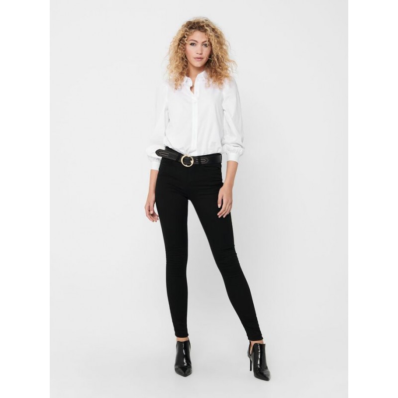 JDY Lara high waist skinny buks - Black