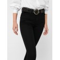 JDY Lara high waist skinny buks - Black