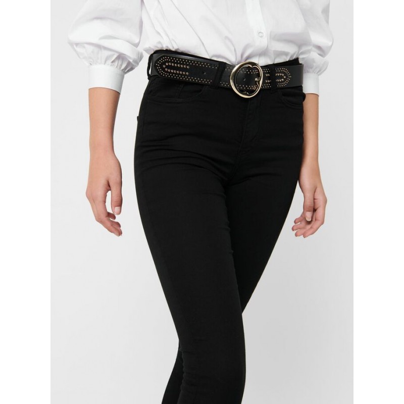 JDY Lara high waist skinny buks - Black