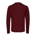 CASUAL FRIDAY MERINO CREW NECK - WINE