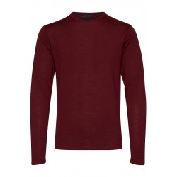 CASUAL FRIDAY MERINO CREW NECK - WINE