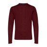 CASUAL FRIDAY MERINO CREW NECK - WINE